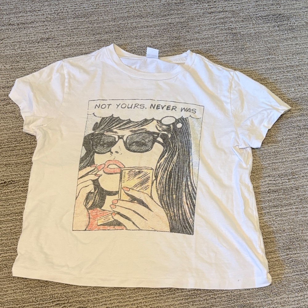 Re/Done White Graphic Tee
